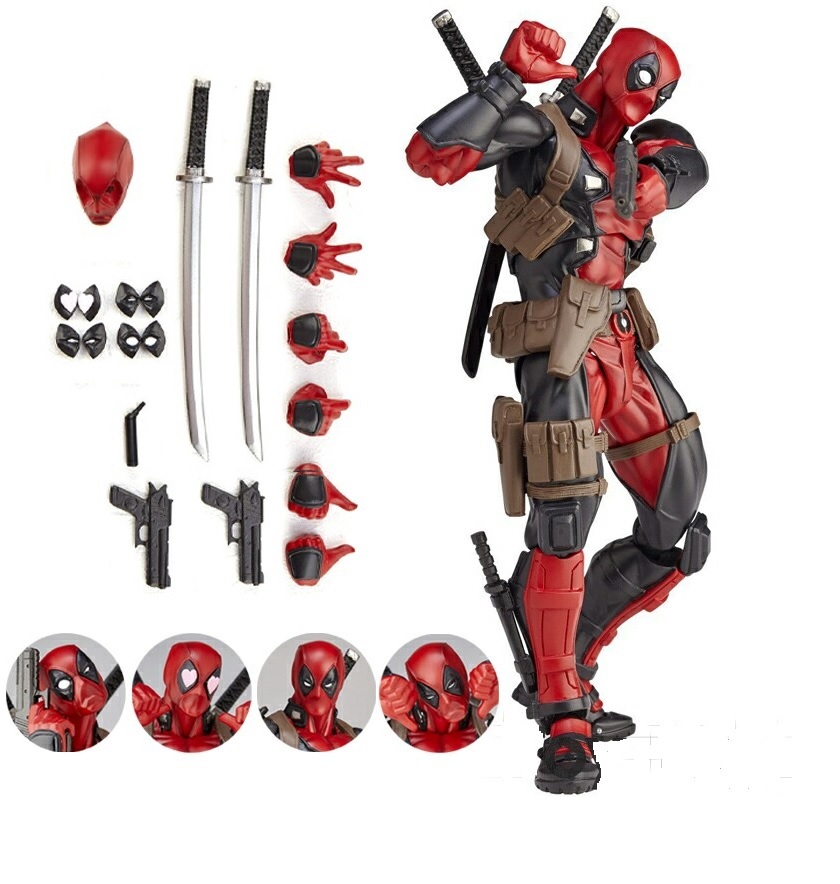 X-men Action Figuren Spielzeug Revoltech Kaiyodo Version DEADPOOL Legends Marvel