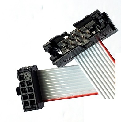 140mm 5.5'' 9-Pin Female To 10-Pin Male Box Header Flex IDC Flat Ribbon PC Cable