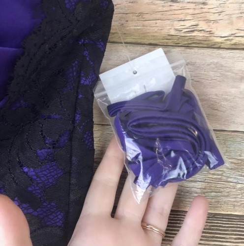 NWOT David’s Bridal Short Satin Strapless Dress 10