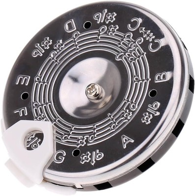 Andoer A003AP PC-C Pitch Pipe 13 Chromatic Tuner C-C Note Selector silver 