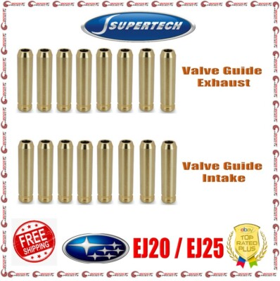 SuperTech Exhaust And Intake Valve Guide Set 11.08 mm For Subaru EJ20 / EJ25