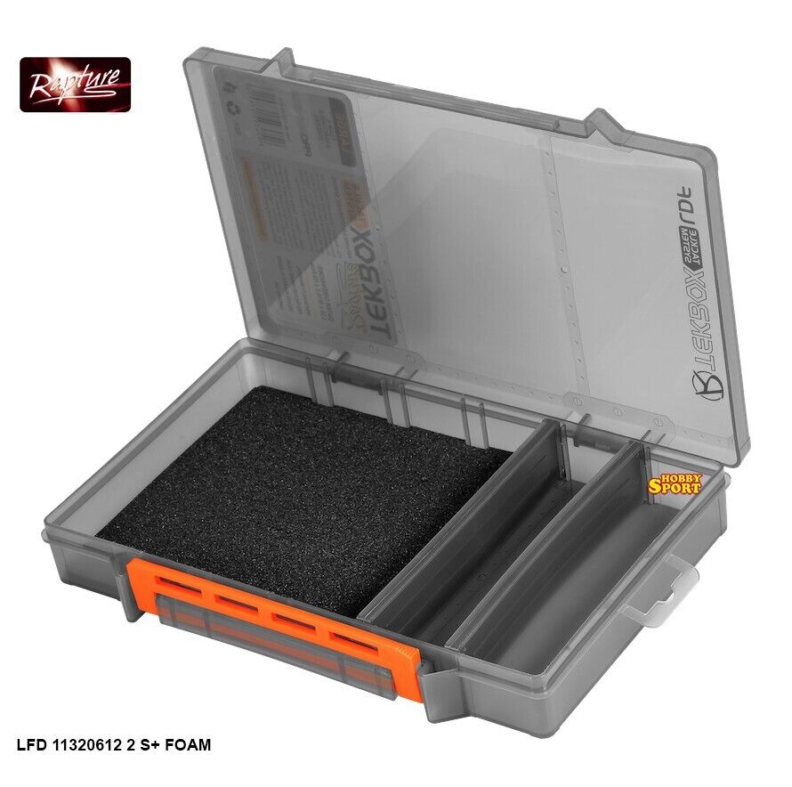 TEKBOX LARGE LDF  SCATOLA 2 SCOMPARTI + FOAM X ACCESSORI RAPTURE AREA TROUT