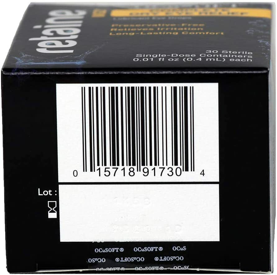 OCUSOFT RETAINE MGD - COMPLETE DRY EYE RELIEF - 30 SINGLE DOSES - EXP. 5/2026