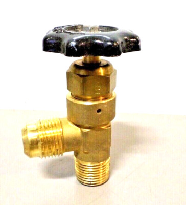 Parker Hannifin V409F-10-8 Angle Truck Valve 5/8 Flare x 1/2 NPT Male