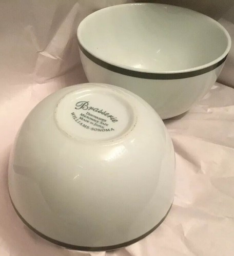 2 WILLIAMS SONOMA BRASSERIE  GREEN 5 1/2