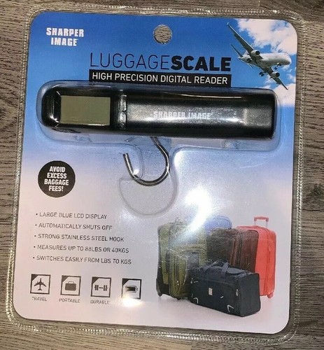 Sharper Image Luggage Scale High Precision Digital Reader NEW