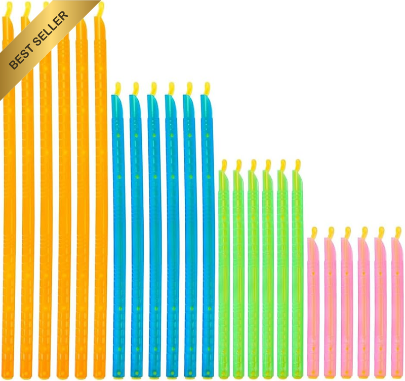Bag Sealer Sealing Sticks Bag Clips Sealing Clips, 24Pcs Food Bag Sealer Sticks
