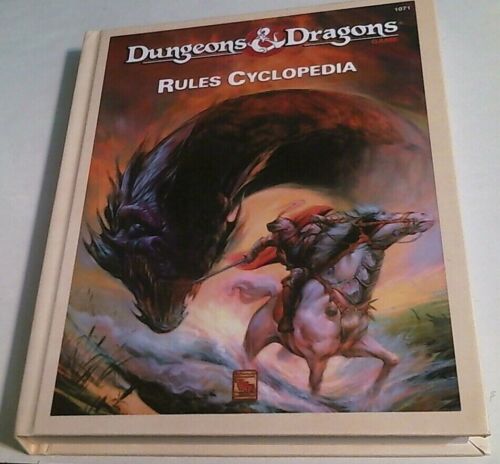Rules Cyclopedia Dungeons & Dragons TSR 1071 reprint WOTC NEW hardcover D&D book