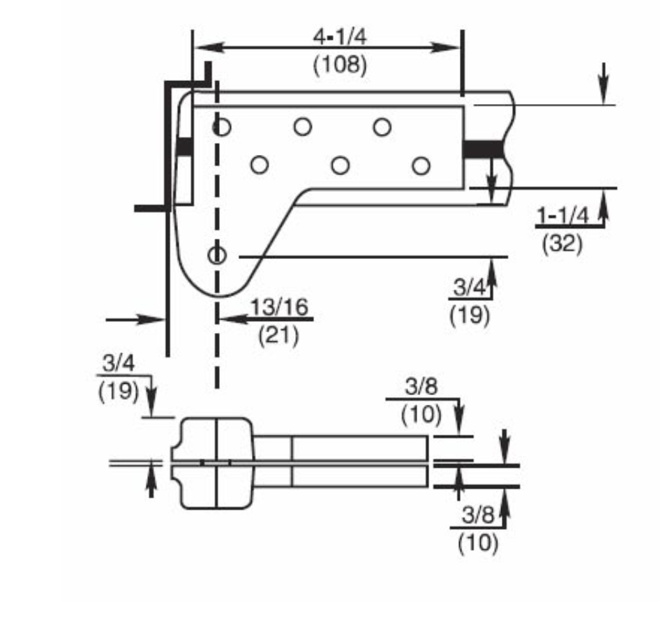 Rixon L180 626 Door Top Pivot