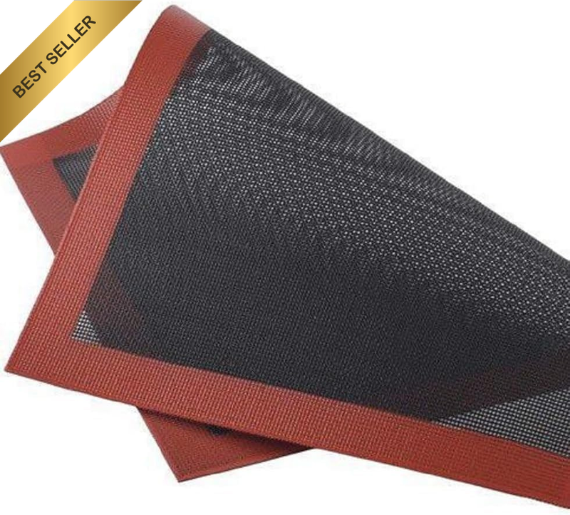 Silicone Bread Baking Mat Non Stick Oven Liner Perforated Steaming Mesh for Half