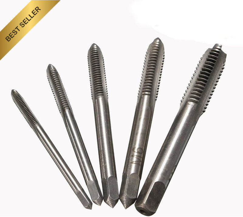 Set of 5 Thread Metric Machine Hand Screw Thread Plug Taps Set M3 M4 M5 M6 M8 Ta