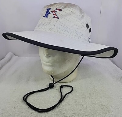 Evoshield Bucket Hat Cap Adjustable Red White Blue Vented Breathable Kentucky