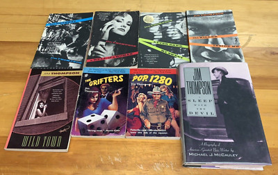 Huge Jim Thompson Lot (8) Killer Inside Getaway Grifters Pop 1280 After Dark