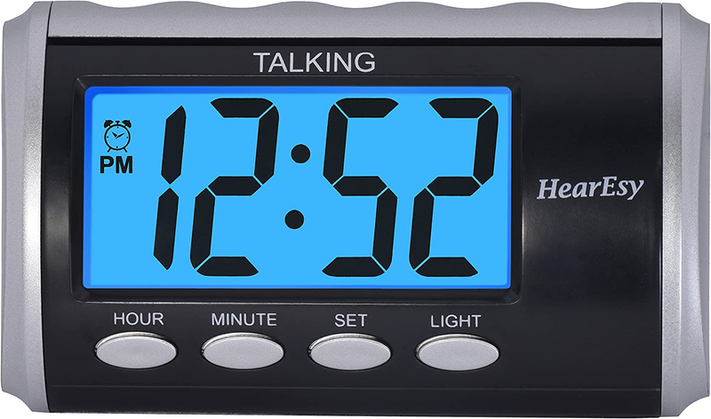 For Visually Impaired - Large Numbers Desk Clock - D
