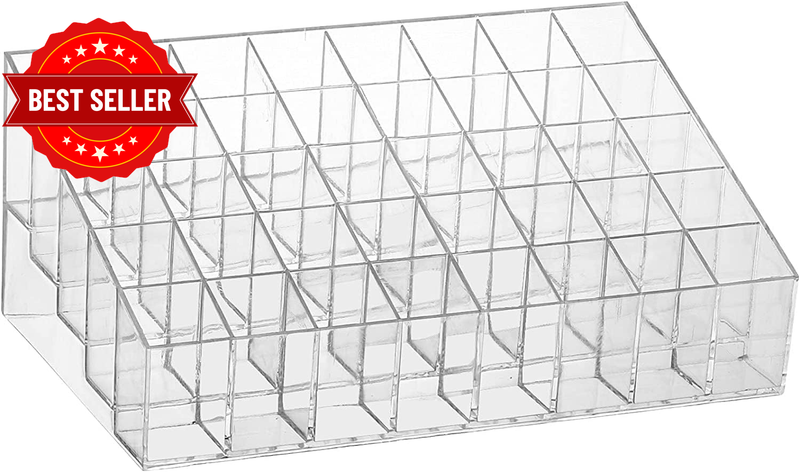 40 Grids Lipsticks Holder - Clear Acrylic Lipgloss Lipstick Organizer and Storag
