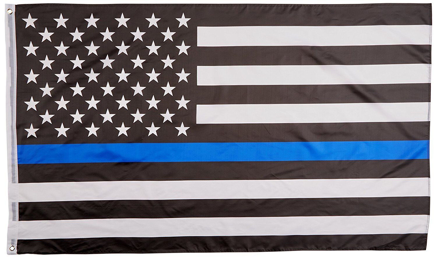 Thin Blue Line Flag 3x5 Ft - United States Police Enforcement - American US...