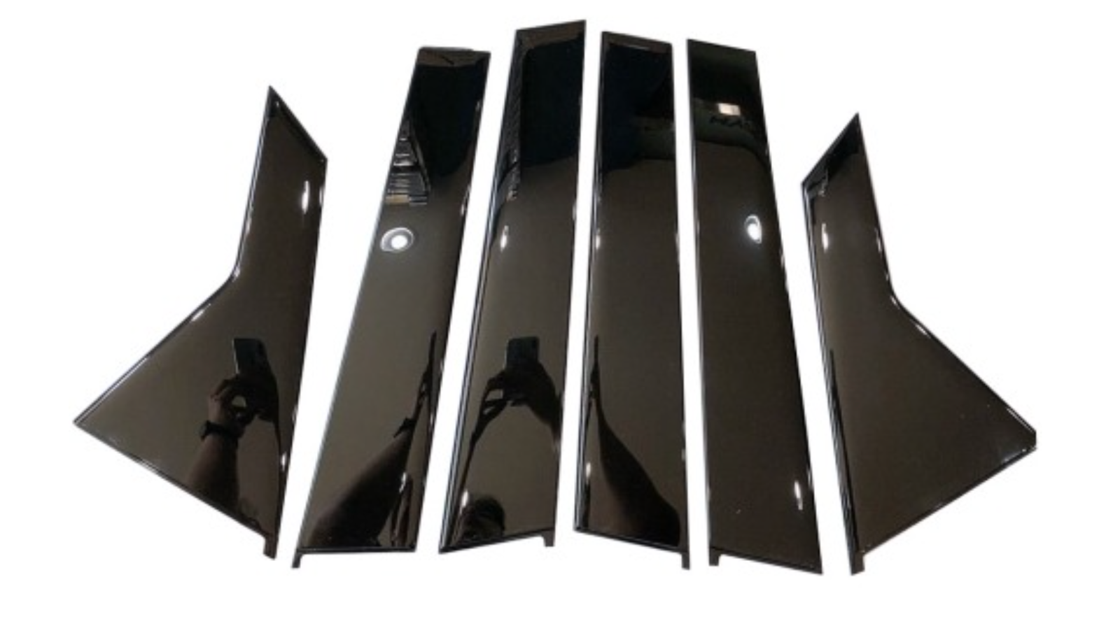 OEM 83280-P1010 High Glossy Black 6P Door Frame Garnish for