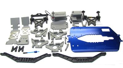 Fits Traxxas T-Maxx 3.3 49077-3 - CHASSIS 5122X 5197R (bulkhead towers skids