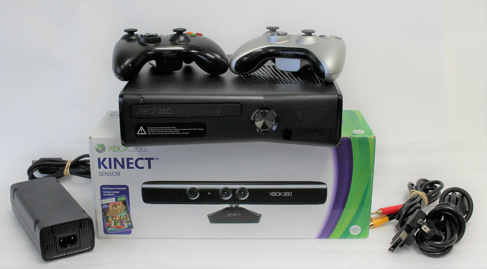 Microsoft Xbox 360 S Slim Model 1439 Console W/ Kinect Microsoft Xbox 360 S Slim Model 1439 Console W/ Kinect