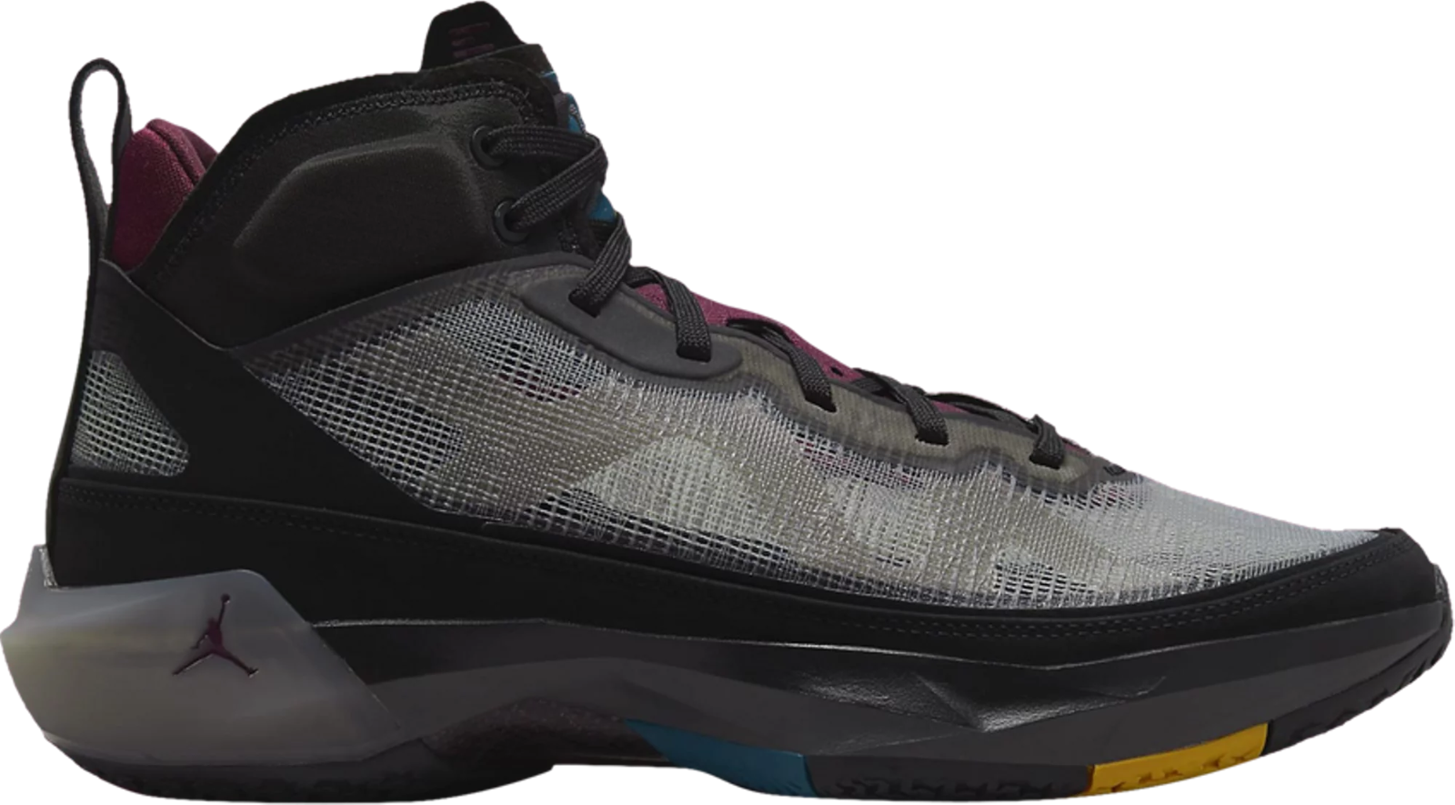 

Nike Air Jordan XXXVII 37 Бордо Красный Черный Серый Желтый DD6958-001 Мужские 10,5-15, Air Jordan 37