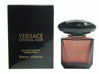 VERSACE CRYSTAL NOIR EAU DE TOILETTE SPRAY 1.0 Oz / 30 ml