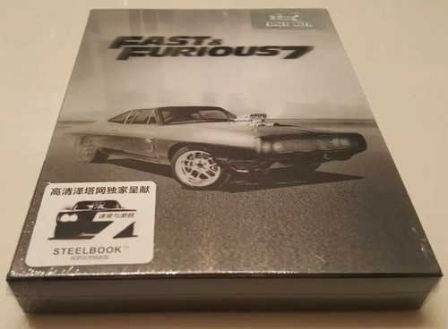 Fast and Furious 7 Lenticular Full Slip Combo STEELBOOK