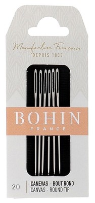 10 Pack Bohin Canvas Hand Needles-Size 20 6/Pkg 0080-832