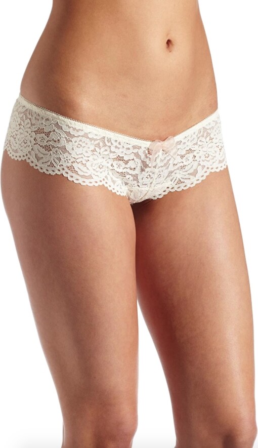 b.tempt'd Women's 237280 Ciao Bella Tanga Panty White Underwear Size M