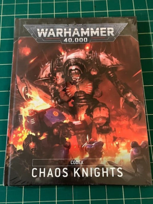 NEW! Warhammer 40k: Chaos Knights - Sealed Hardback Rule Book