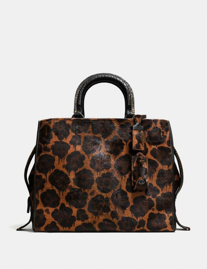 ヴィレヴァン限定　FLOWER FLOWER コーチジャケット NWT COACH 1941 WILD BEAST DRIP LEOPARD PRINT CALF HAIR ROGUE