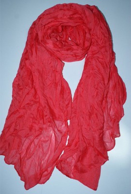 2017 Women Long Chiffon Scarf Wraps Shawl Stole Soft Scarves Watermelon red C36