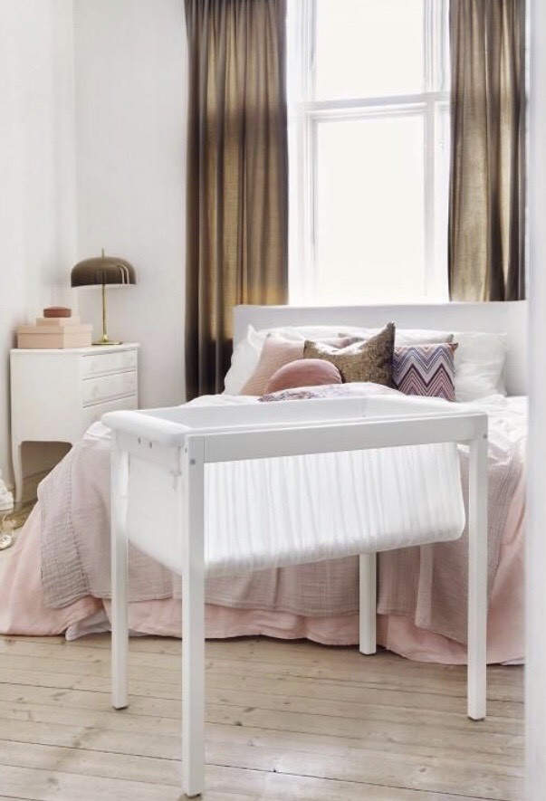 Stokke home cradle (crib) white in Northampton, Northamptonshire