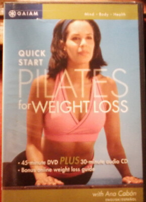 Quick Start Pilates for Weight Loss (DVD, 2005, 2-Disc Set, DVD+CD)