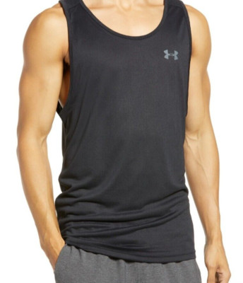 NEW with tags Under Armour Size M Men's Tech 2.0 Tank Training Shirt Black
