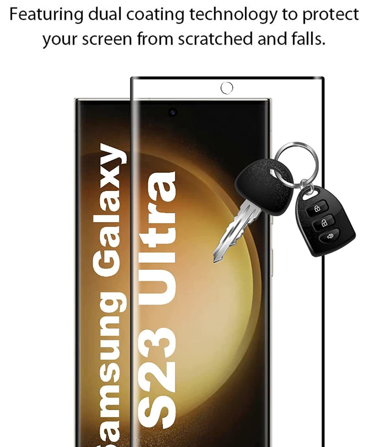 [2-Pack] Tempered Glass Screen Protector For Samsung Galaxy S23/ Plus/S23 Ultra
