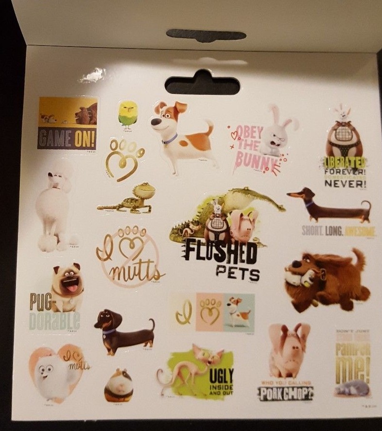 5 packs of stickers 120 in each pack - Palace Pets, Ninja Turtles, & 3 Pets
