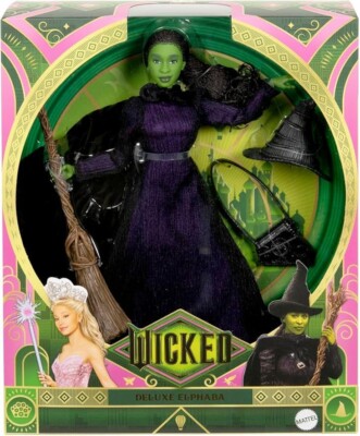 Wicked Universal Movie - Deluxe Elphaba Doll - Mattel - New - In Stock