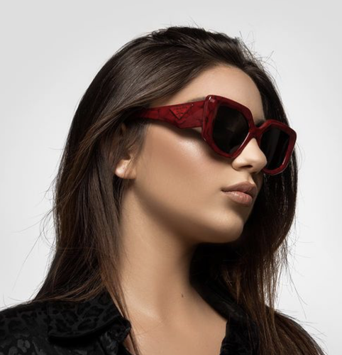 PRADA PRADA PR14ZSF-15D5S0-52 ETRUSCAM MARBLE SUNGLASSES