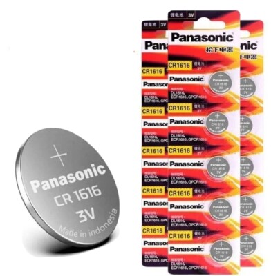 Panasonic Lithium Power CR 1616 3V Batterie Knopfzelle CR1220 CR1620 CR1632