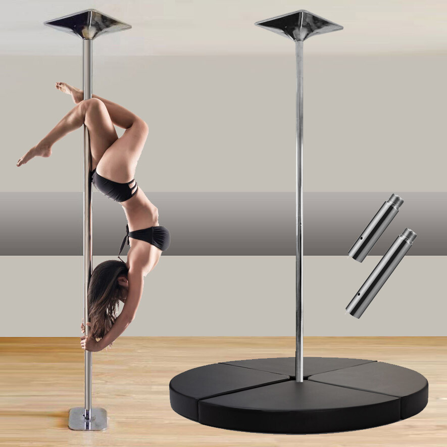 Pole Dance Fixed Plate For Slanted Ceilings - Permanent Mounting Bracket For Home Dance Poles, Aluminum Alloy