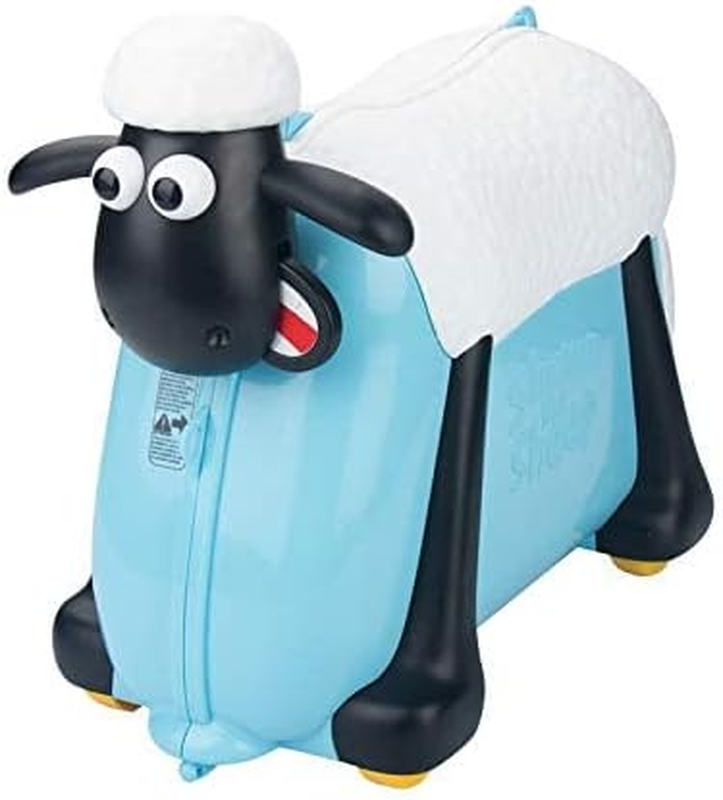 Shaun the Sheep Ride-On Suitcase Kids Travel Luggage with Wh