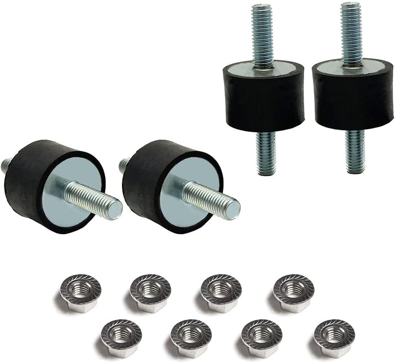 Rubber Isolator Mounts M8X20Mm for Compressor Pump Generator Engine 4 Pcs