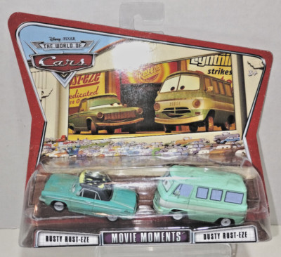 Disney Pixar Cars Movie Moments-Rusty Rust-Eze & Dusty Rust-Eze - NIP