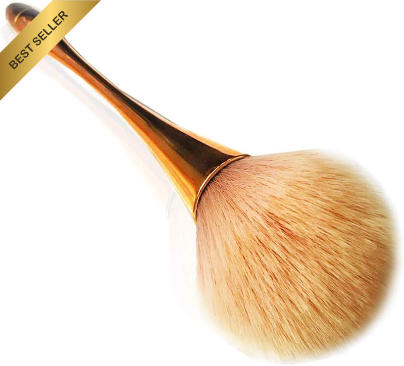 Super Large Mineral Powder Brush, Nail Brushes Kabuki Makeup Brushes Soft Fluffy
