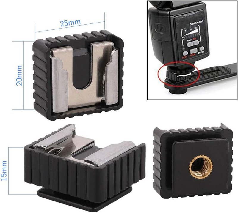 Camera Screw Mount Set, PAMOWO 26Pcs 1/4 Inch and 3/8 Inch Converter Threaded Sc