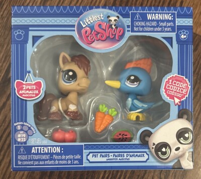 Littlest Pet Shop G7 Farm Fiesta Pet Pairs Horse & Bird #19 #23 LPS 2024
