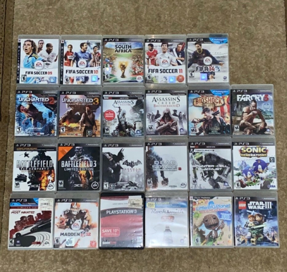 Lot of 23 PlayStation 3 PS3 games,very good condition,see