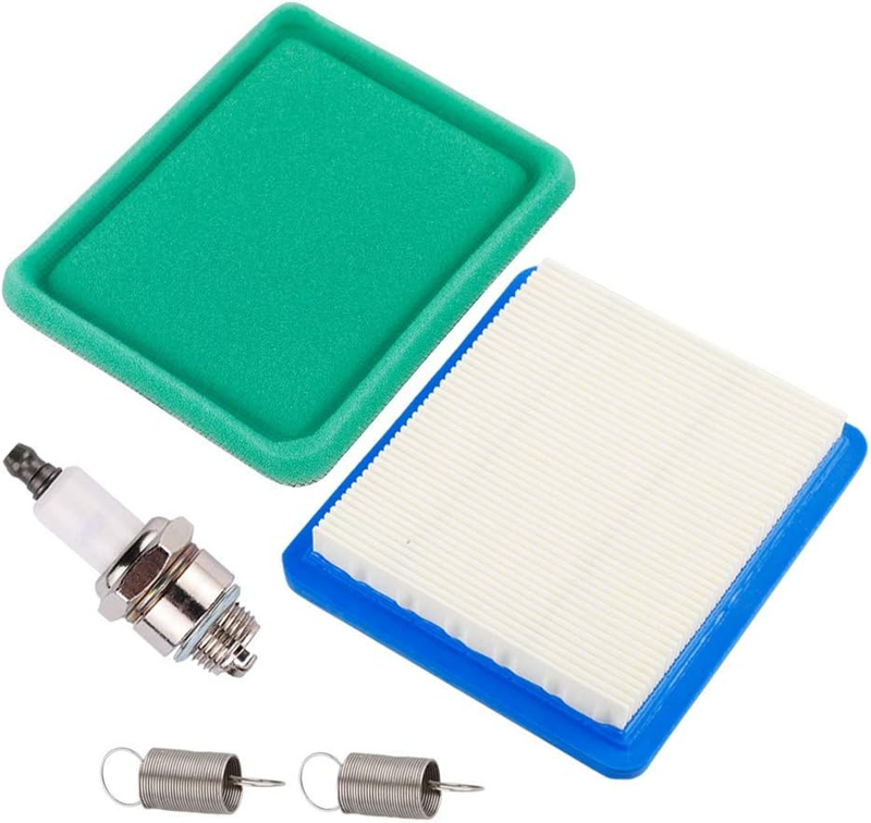 Air Filter Spark Plug Kit for Briggs Stratton 625 675 725 EX Troy Bilt Mower