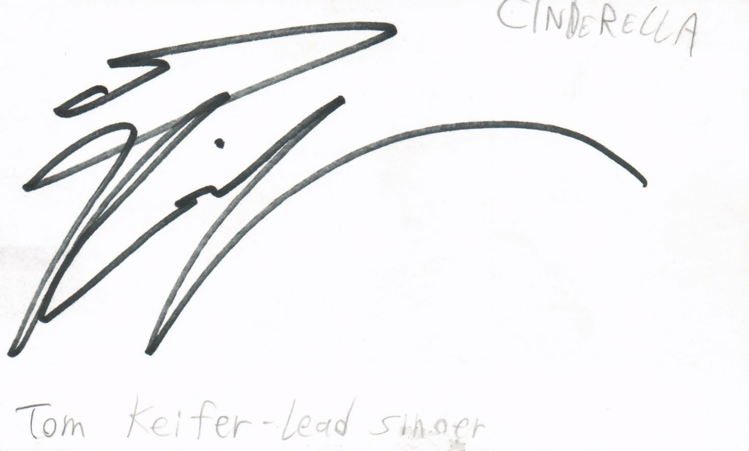 Tom Keifer Lead Singer Cinderella Rock Band Music Signed Tom Keifer Lead Singer Cinderella Rock Band Music Signed