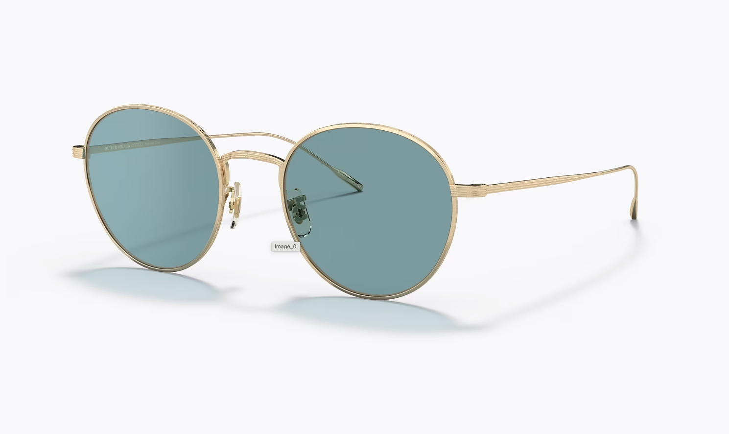 Pre-owned Oliver Peoples Altair 50mm Sun Ov1306st In Teal Polar Msrp$669